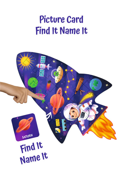 Shape Puzzle - Space | Shape Based Puzzle + Memory Game |3 - 7 Years