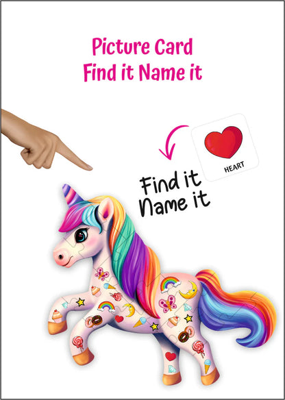 Shape Puzzle - Unicorn | Shape Based Puzzle + Memory Game | 3 to 7 Years