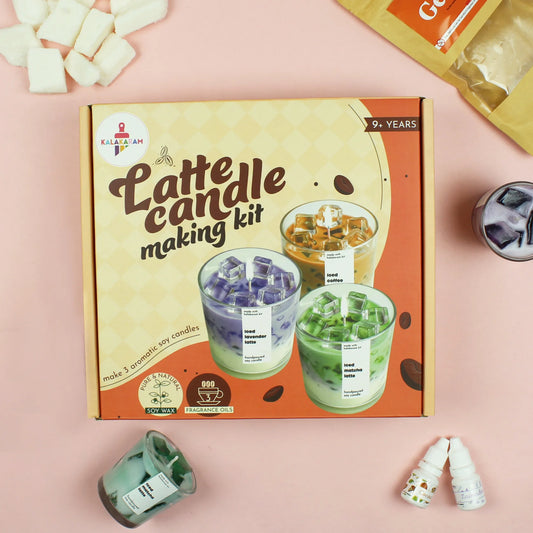 Latte Candle Making Kit | Aromatic Candles | Age: 9-12 Years