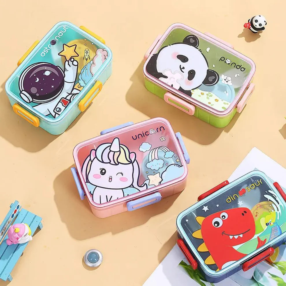 Kids' Cartoon Bento Stainless Steel Lunch Box